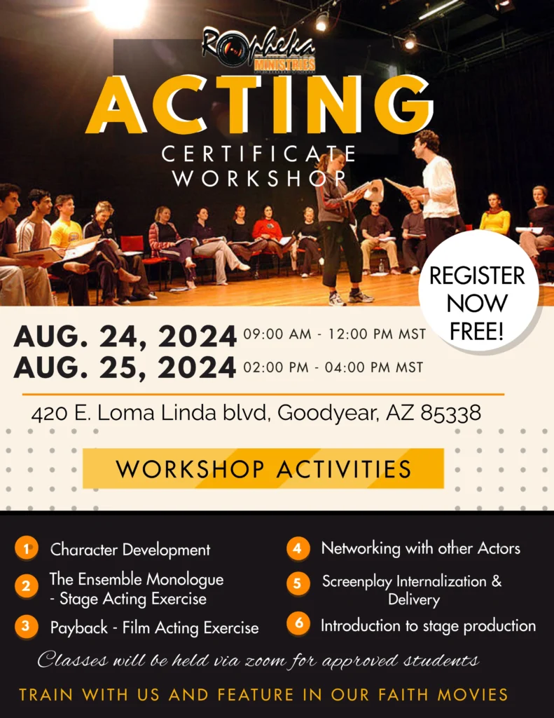 Movie workshop this weekend